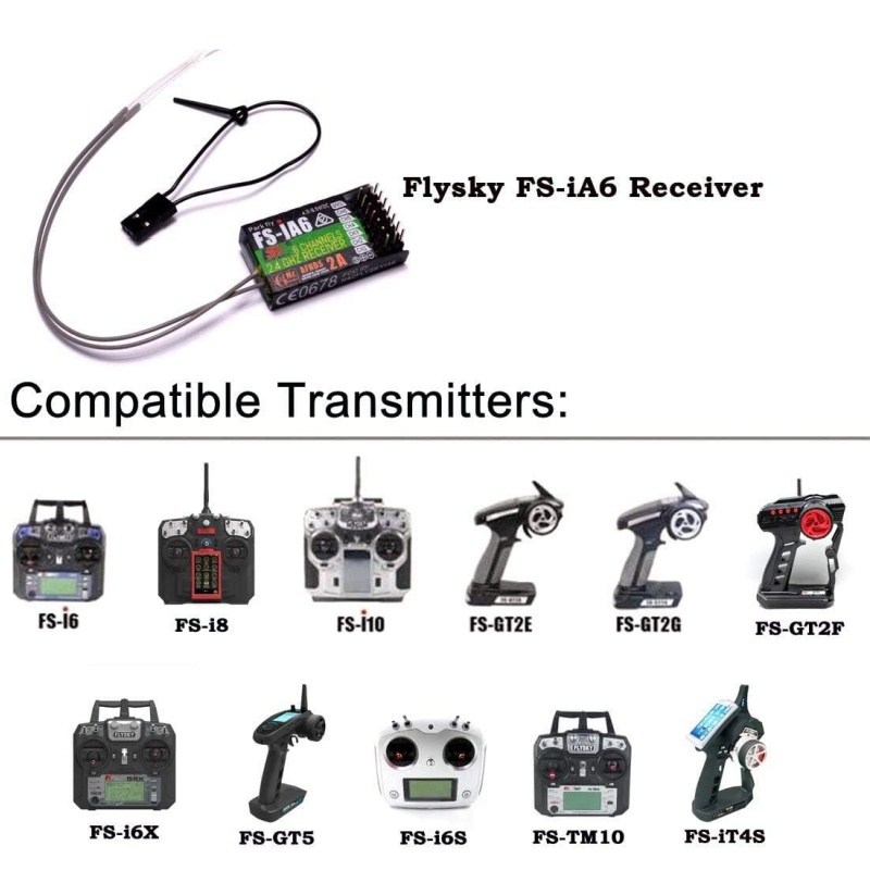 Flysky FS-IA6 Ontvanger 6CH Du - Drone Racing Antenna recensie en prijs