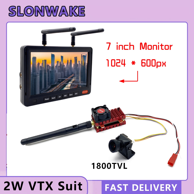 SLONWAKE 5.8G 2W VTX FPV 1800T - Drone Racing Camera recensie en prijs