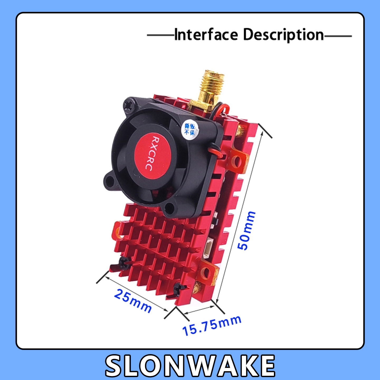 SLONWAKE 5.8G 2W VTX FPV 1800T - Drone Racing Camera recensie en prijs