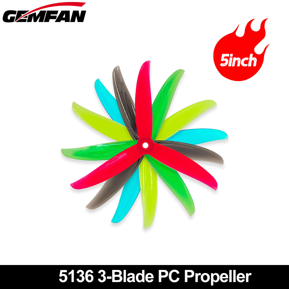 Gemfan VANOVER 5136 3 Blade PC - Drone Racing Propeller recensie en prijs