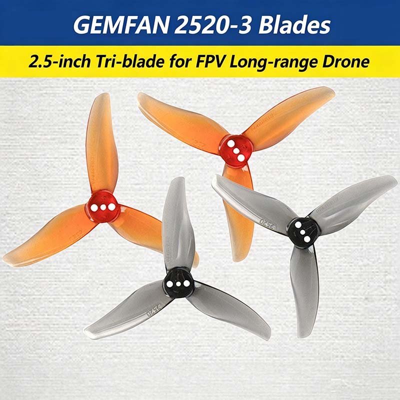 Gemfan Hurricane 2520-3 2,5-in - Drone Racing Propeller recensie en prijs
