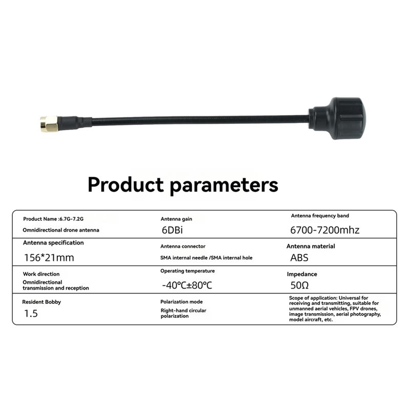 [NIEUW!A25P] 6.7-7.2Ghz SMA An - Drone Racing Antenna recensie en prijs