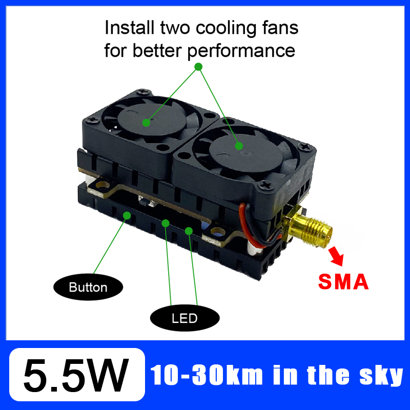 Lange afstand 5,8 GHz 5,5 W vi - Drone Racing Vtx recensie en prijs
